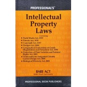 Professional's Intellectual Property Laws [IPR] Acts Only Bare Act 2021